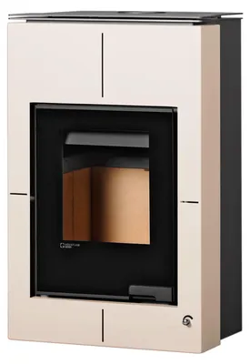 Obrázek produktu pro HS FLAMINGO krbová kamna AQUAFLAM VARIO SAPORO 11/7 kW - krémová