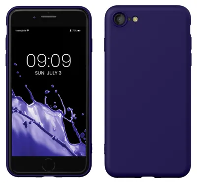 Produktbild von kwmobile Handyhülle für iPhone SE 2022 Hülle / iPhone SE 2020 / iPhone 8 / iPhone 7, für iPhone SE Hülle - Schutzhülle für kabelloses Laden - Case in