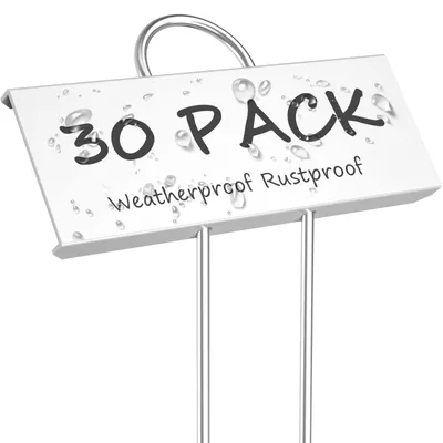 Productafbeelding van Set van 30 Metalen Plant Labels voor Tuin en Moestuin