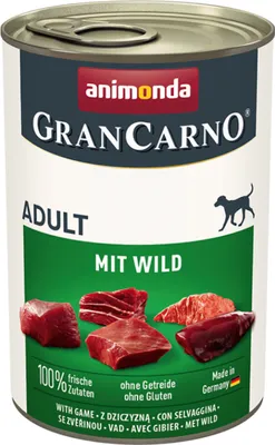 Produktbild von ANIMONDA GranCarno Adult Game - nassfutter für Hunde - 400g