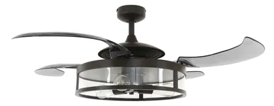 Produktbild von Deckenventilator Fanaway Classic Schwarz 122 cm mit Beleuchtung und Fernbedienung