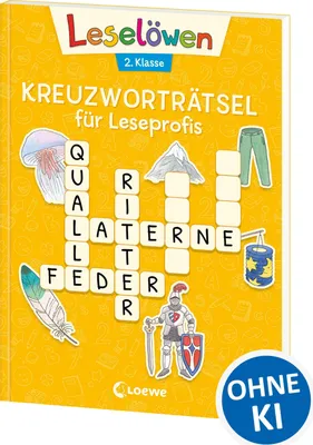 Produktbild von Leselöwen Kreuzworträtsel für Leseprofis - 2. Klasse (Sonnengelb)