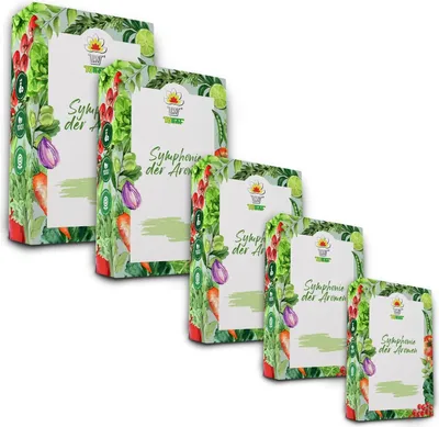 Produktbild von Samen Gemüsesamen Gemüsesaat Gemüsesamenset Gemüsesorten Gemüseparadies 5 Packungen Wassermelon Zucchini Kürbis