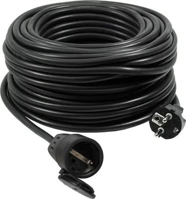 Produktbild von 50m Verlängerungskabel PVC IP44 Verlangerung 3x2,5 Stromkabel Stecker Kupplung