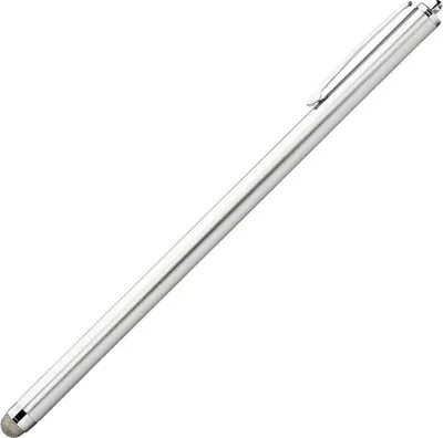 Produktbild von INF Universal kapazitiver Stift mit austauschbarer Spitze und Clip Silber