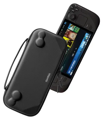 Produktbild von tomtoc Slim Tasche Kompatibel mit Steam Deck / Steam Deck OLED – Schwarz