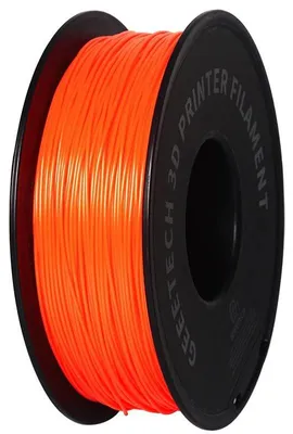 Obrázek produktu pro Filament pro 3D tiskárny – PETG – 1,75 mm – cívka 1 kg – vakuově balené – oranžová