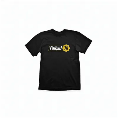 Zdjęcie produktu dla Koszulka Fallout 76 z logo | Czarny | Rozmiar: L