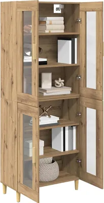 Obrázek produktu pro vidaXL Highboard Artisan dub 69,5 x 34 x 180 cm Materiál na bázi dřeva