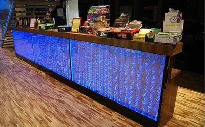 Produktbild von Tresen Regal Bar Wasser Wand Säule Beleuchtete Wasserwände Bar Theke Regal Möbel