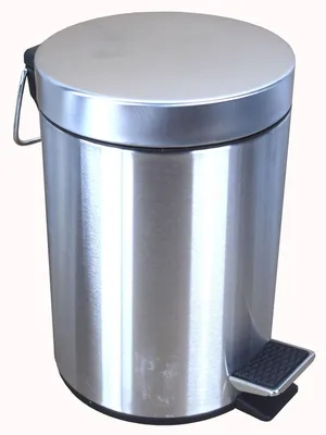 Produktbild von Kosmetik Treteimer 3L mit Fußpedal 17 x 25 cm Mülleimer aus Metall