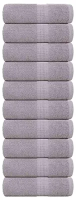 Immagine prodotto di vidaXL Asciugamani FROGN, 10 pezzi, grigio, 30x30 cm, 360 g/m²