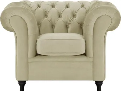Zdjęcie produktu dla Fotel Chesterfield z pianką medyczną-Velluto 3-black