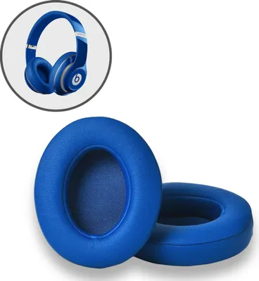 Produktbild von SSF24 Ohrpolster FÜR Beats by Dr. Dre Studio 2.0/3.0 Ear Pads Wireless Blau Blue