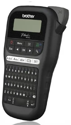 Produktbild von Brother Etikettendrucker PT-H110, 3,5/6/9/12 mm, 180dpi, Display, Tastatur