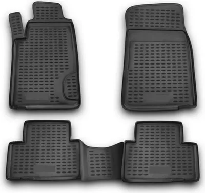 Image de 2001-2006 Ssangyong Rexton Tapis de sol TPE noir 4 pcs