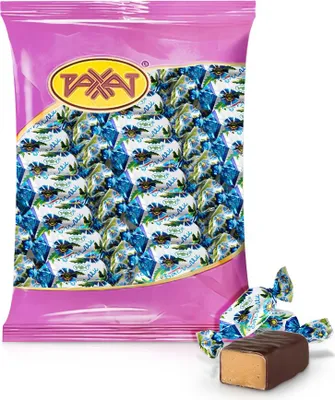 Produktbild von Schokokonfekt - Wasiljok, mit gezuckertem Kondensmilchgeschmack, Rakhat, 150 g