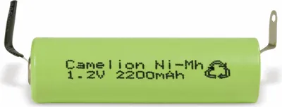 Produktbild von CAMELION NiMH-Mignon-Akku 2200 mAh, mit Lötfahnen