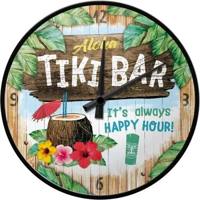 Zdjęcie produktu dla Zegar Ścienny Tiki Bar