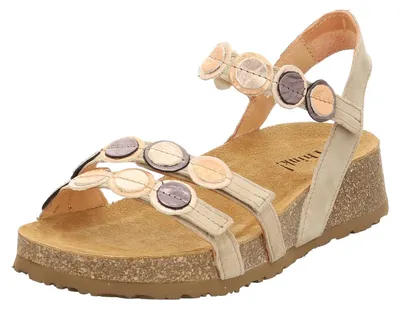 Produktbild von Think! Damen KOAK chromfrei gegerbte nachhaltige Sandale, ICED COFFEE/KOMBI 4010