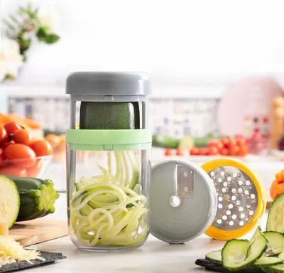 Obrázok produktu pre Špirálový krájač na zeleninu a strúhadlo s receptami Vigizer InnovaGoods