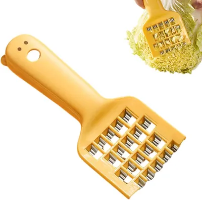 Obrázek produktu pro Škrabka na brambory – škrabka na ovoce – kráječ zeleniny – kuchyňská struhadlo pro loupání, krájení a strouhání – vhodné pro brambory, zelí, cibuli, okurky a mrkev