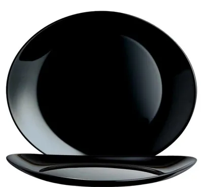 Produktbild von Evolutions Black Steakteller 30x26cm - 6 Stück