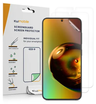 Produktbild von kwmobile 3x Displayschutzfolie kompatibel mit Samsung Galaxy S23 Folie - klare Schutzfolien Set in transparent