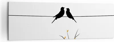 Produktbild von Bild auf Leinwand - Leinwandbild - Einteilig - Bild Vögel Sonne - 160x50cm - Wand Bild - Wanddeko - Wandbilder - Leinwanddruck - Bilder - Wanddekoration - Leinwand bilder - Wandbild - AB160x50-4772
