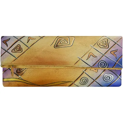 Produktbild von Greenland Nature Art+Craft Clutch Tasche I Leder 30 cm