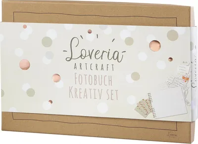 Produktbild von Fotobuch Kreativ Set Loveria weiß
