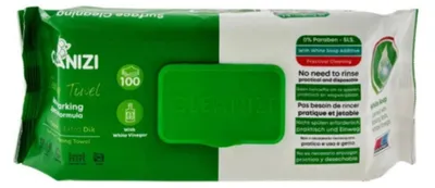 Productafbeelding van Cleanizi Schoonmaakdoekjes met Zeep 100 Stuks