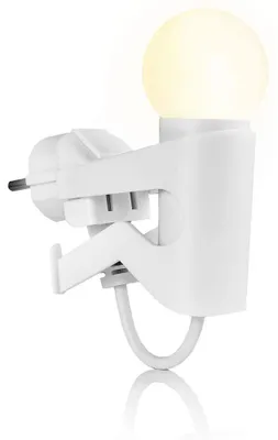 Productafbeelding van IBV LED-nachtlampje, oriëntatielamp, helder lampje, 0,2W, wit, stopcontactlamp, met schemersensor