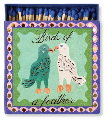 Produktbild von Paddywax "Birds of a Feather" - quadratische Streichhölzer, 125 Stück