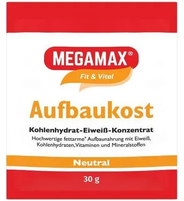 Produktbild von Megamax Aufbaukost neutral Pulver 30 g