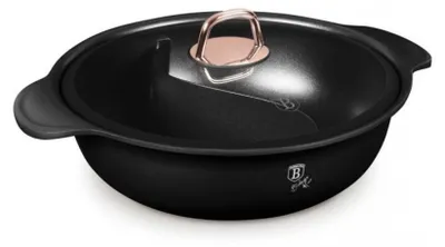 Image de Berlinger Haus Hot Pot BH-8627 30 cm Revtement en titane noir rose