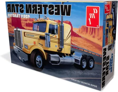 Productafbeelding van Modelbouwset Vrachtwagen - Bouwpakket Truck - Hobby Bouwen - Gedetailleerd Interieur - 1/24 Schaal - Meerdere Kleuren