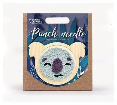 Produktbild von Graine Creative Nähset Kit Punch Nadel Koala 150 mm