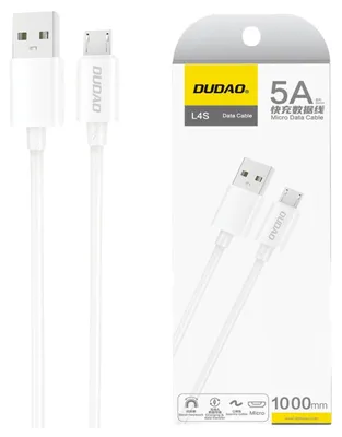 Produktbild von Dudao L4Sm Usb-A / Micro Usb 2A Kabel 1M - Weiß