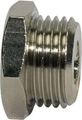Produktbild von Riegler Reduziernippel »value line«, G 1/2 a., G 1/4 i., SW 24, MS vern.