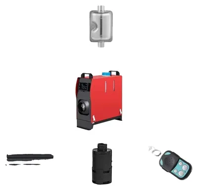 Immagine prodotto di Riscaldatore diesel, monitor LCD, telecomando, interruttore LCD da 5 kW