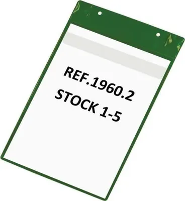 Produktbild von DJOIS Kennzeichnungstasche Neodym 170145 A4XL gn 5 St./Pack.