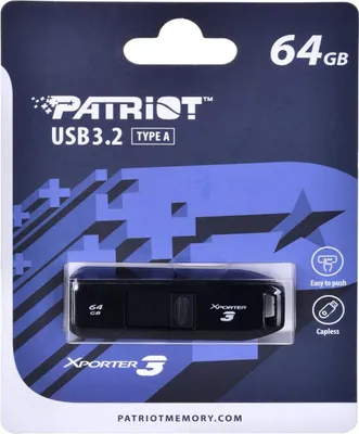 Immagine prodotto di PARTIOT FLASHDRIVE Xporter 3 64GB Type A USB 3.2