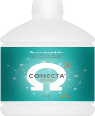 Imagen del producto de CONECTA® O3ABD: Suplemento alimenticio de omega-3 de alta disponibilidad para perros y gatos, 450 ml