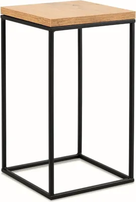 Produktbild von HowHomely Modern Pflanzenständer, Blumenhocker aus Metall Schwarz 40 cm Höhe - Blumenständer für das Haus