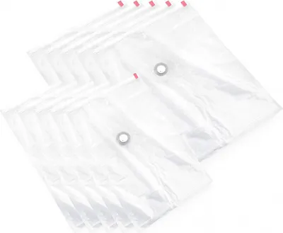 Immagine prodotto di sacchetti di stoccaggio sottovuoto in nylon trasparente 10 pezzi