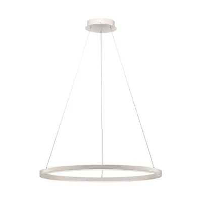 Produktbild von Arcchio LED-Hängeleuchte Albiona, weiß, 1 Ring, Ø 80 cm
