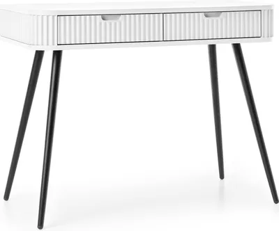 Produktbild von Masseno Schminktisch ZENZERO Kosmetiktisch mit 2 Schubladen, Weiß