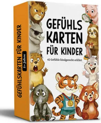 Produktbild von 42 Gefühlskarten für Kinder - Emotionskarten zur Förderung von Selbstregulation und Empathievermögen