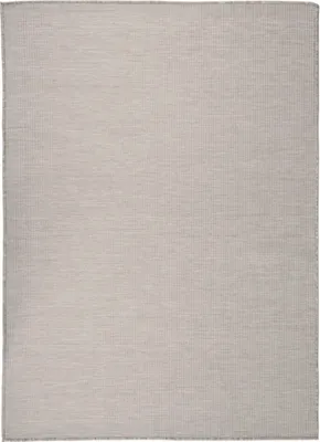 Image de Tapis d'extérieur tissé plat 200x280 cm taupe